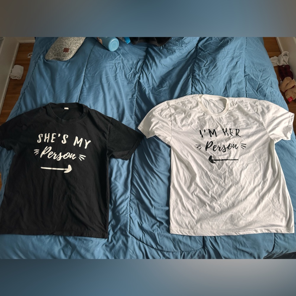 His and Her matching T Shirts